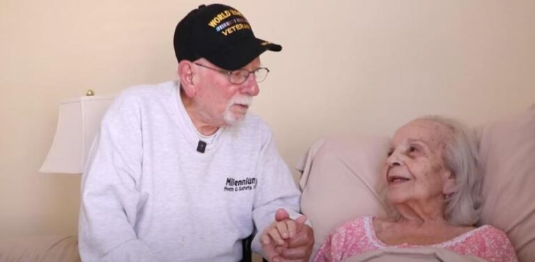 Tiene 101 años, estuvo en la Segunda Guerra Mundial y hoy celebra su 75° aniversario de bodas