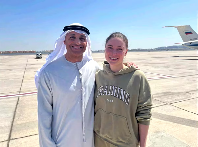 Ksenia Karelina fue liberada en un canje de presos entre Moscú y Washington