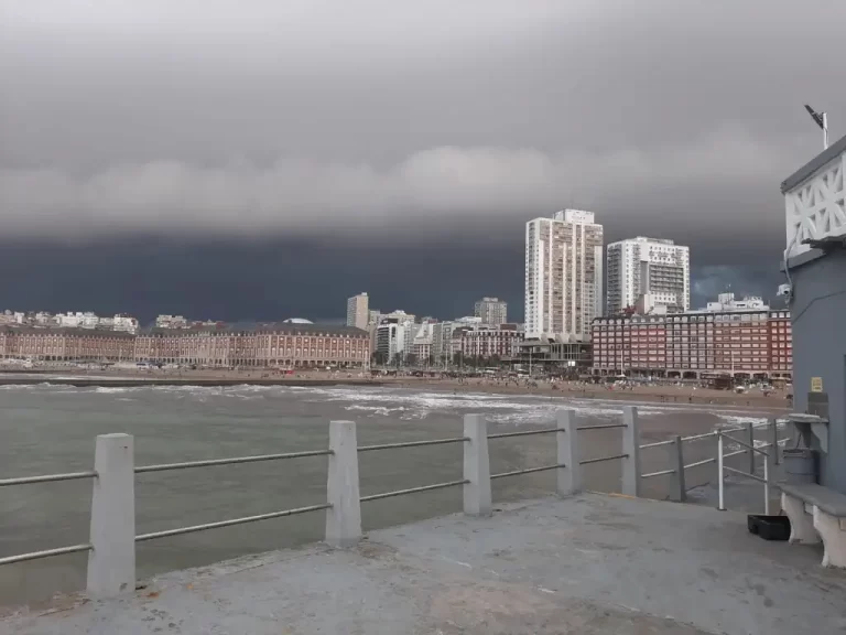Alerta meteorológico para este martes en Mar del Plata