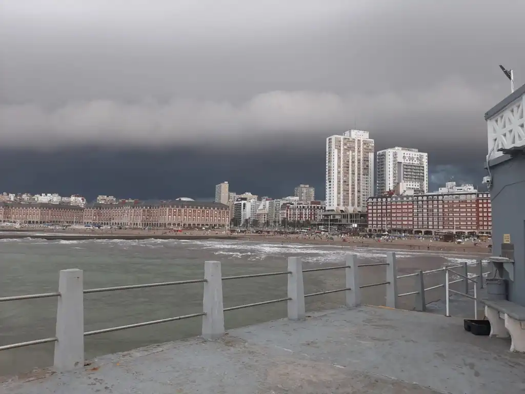 Alerta meteorológico para este martes en Mar del Plata