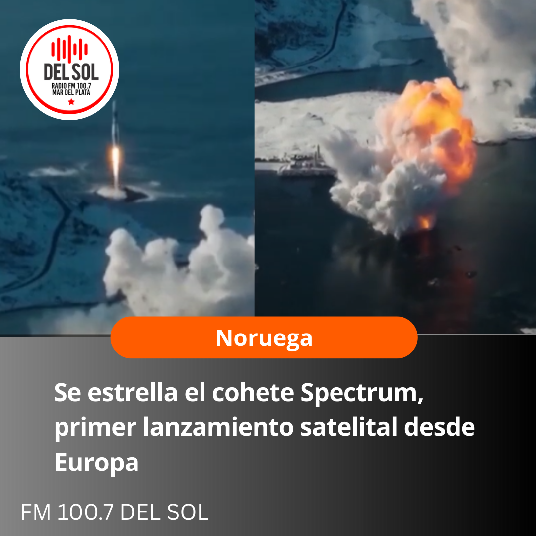 Se estrella cohete Spectrum