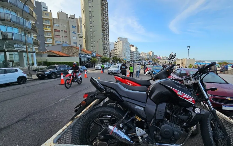 Montenegro destacó operativos que culminaron con 87 motos secuestradas