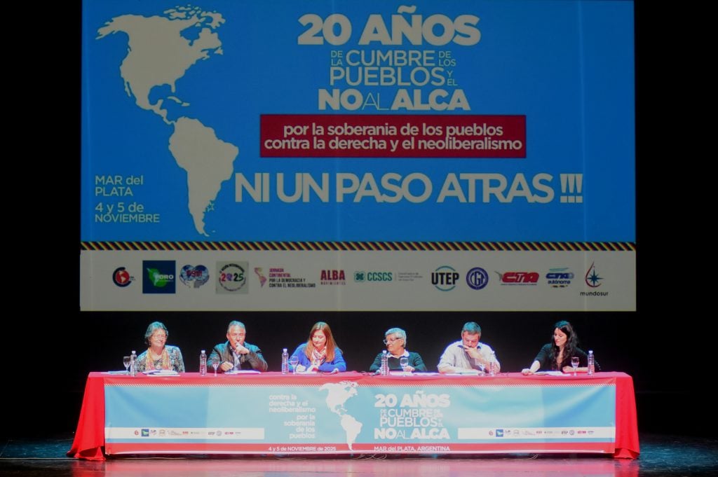 Llega Kicillof para participar de un encuentro a 20 años del “No al ALCA”