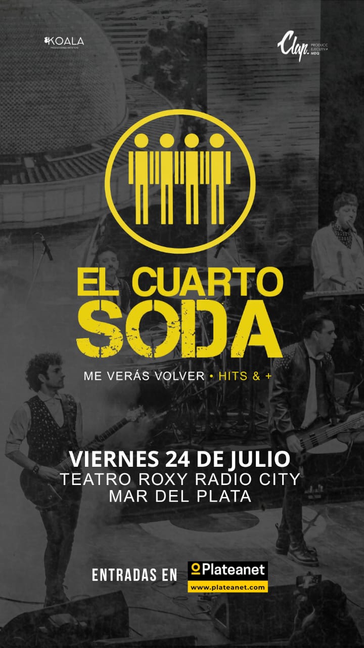 El universo de Soda Stereo vuelve a sonar en Mar del Plata con «Me Verás Volver»