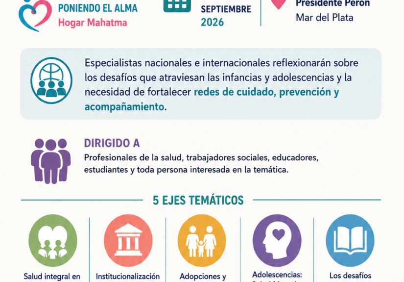 «Abrazando Infancias y Adolescencias»: un congreso internacional para poner a la niñez en el centro de la agenda