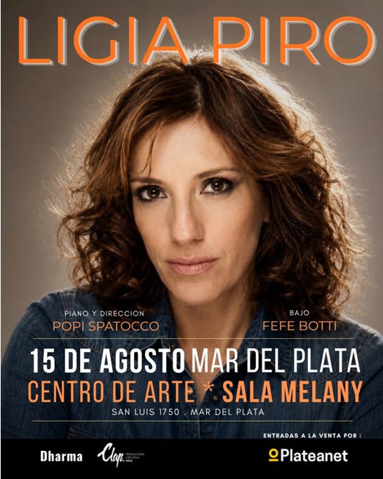 Ligia Piro vuelve a Mar del Plata con los clásicos que nos gusta escuchar